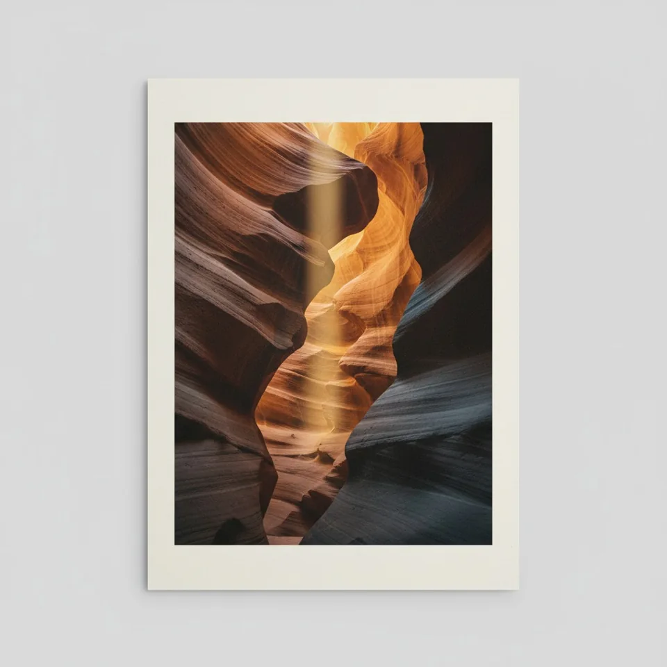 Canyon Light Study — complete unframed photographic print