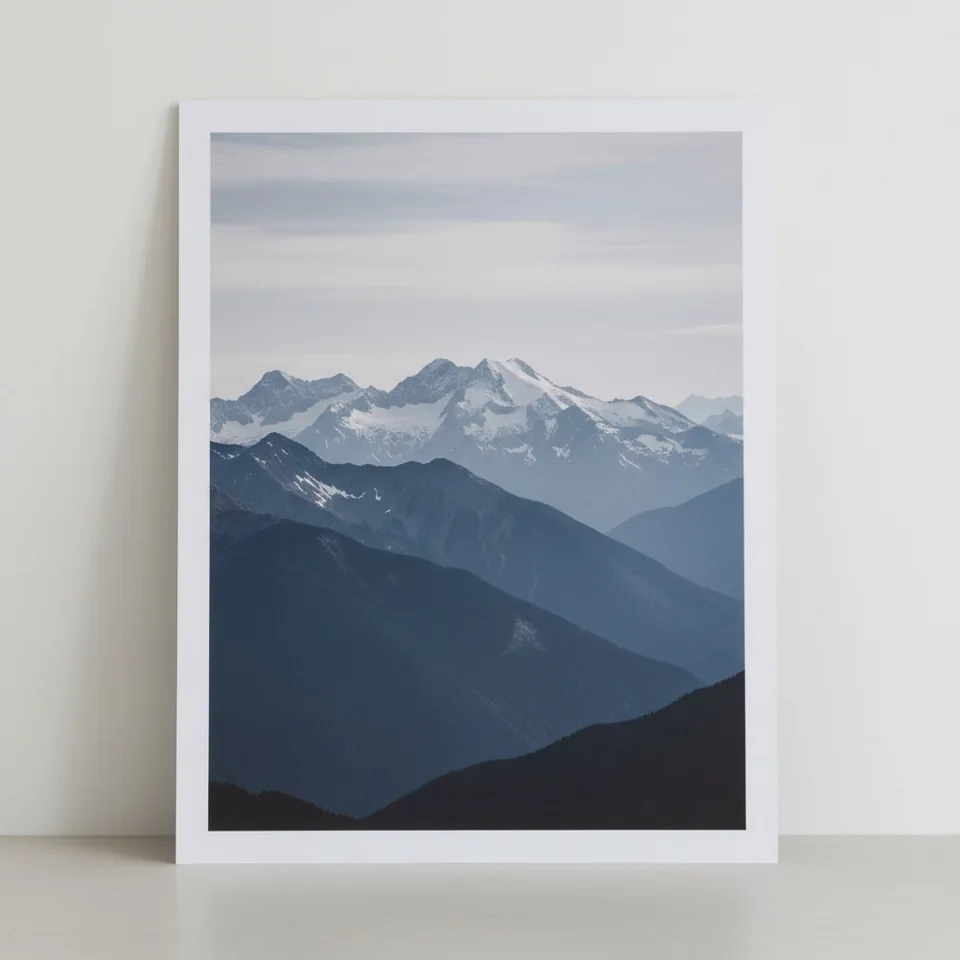 Alpine Horizon — complete unframed photographic print