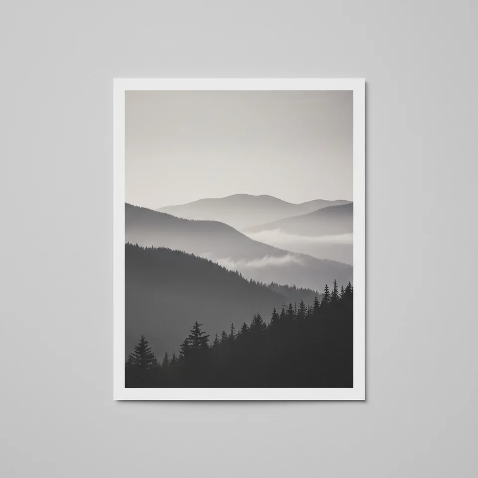 Mountain Mist — complete unframed photographic poster