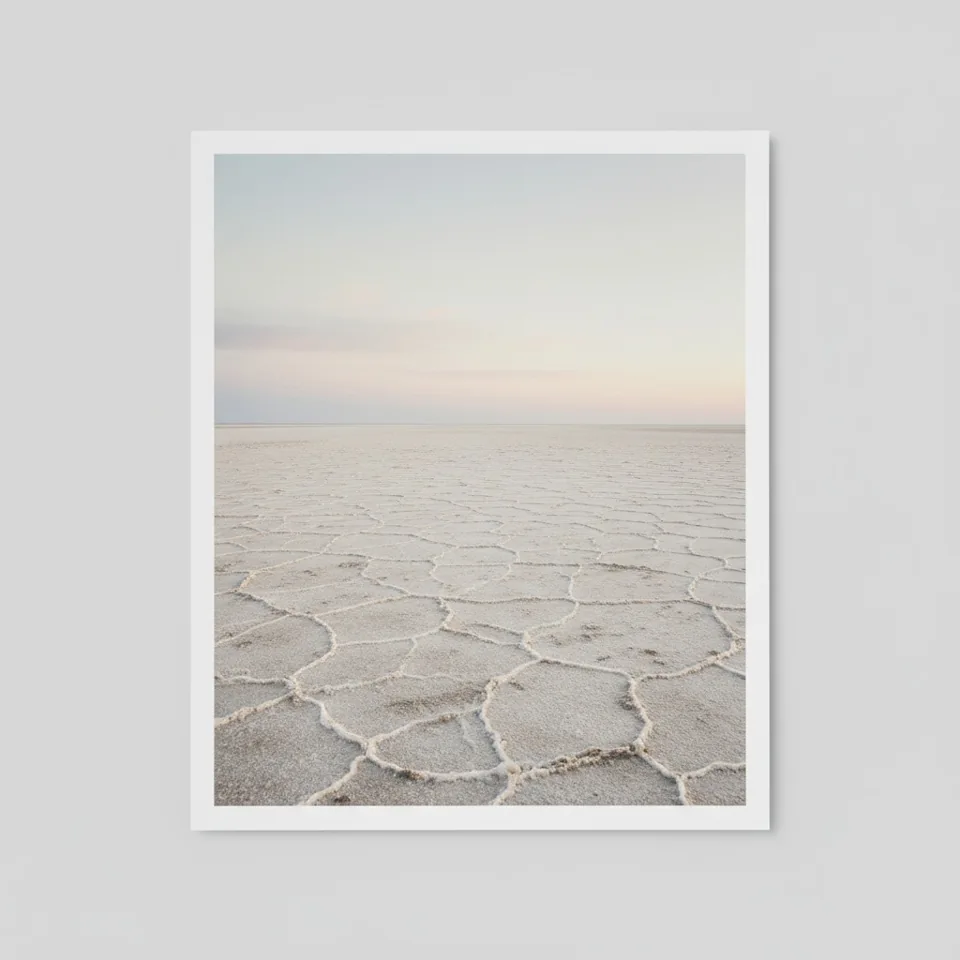 Salt Flats Horizon — complete unframed photographic poster